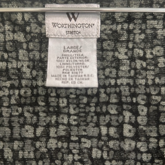 Worthington Stretch size Large Top - Picture 2 of 3